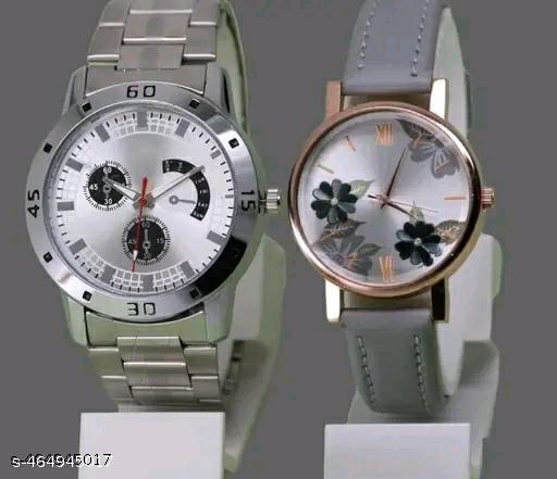 Classy Men Analogue Causal Sliver Stainless Steel Analog Watch