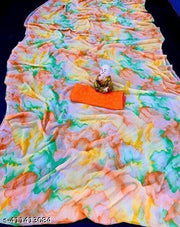 Best Silk Printed Sareee