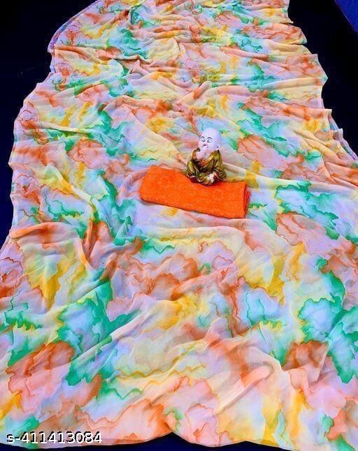 Best Silk Printed Sareee