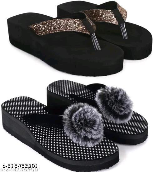 combo of women slippers