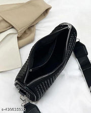 Women's Stylish Crossbody Sling Bag with Combo Coin Pouch Detachable Belt Perfect for Parties Weddings and Events