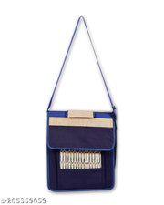 CAMPIO Jute Laptop Massager Bag Easy to Carry Side Cross Body Bag Carry Office Item Handbag Durable Fabric Lightweight Professional Business Bag for Men/Women (Multi_12 x 16 Inch)