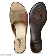 Comfortable Wedding Partywear medium heel Sandal For Women