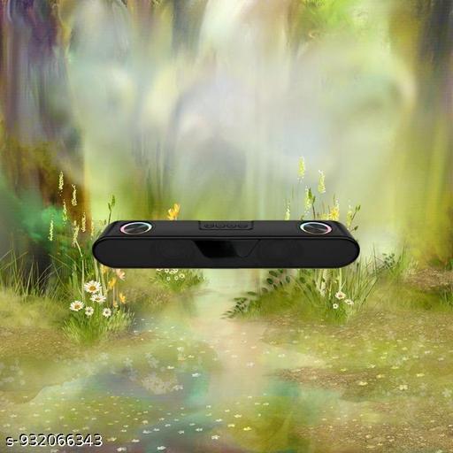 Portable Bluetooth Speaker, 16 Watts, Upto 8h Backup, Dual Drivers + Dual Passive Radiators, Call Function, Bluetooth v5.3 | USB | mSD| AUX, TWS, RGB LED