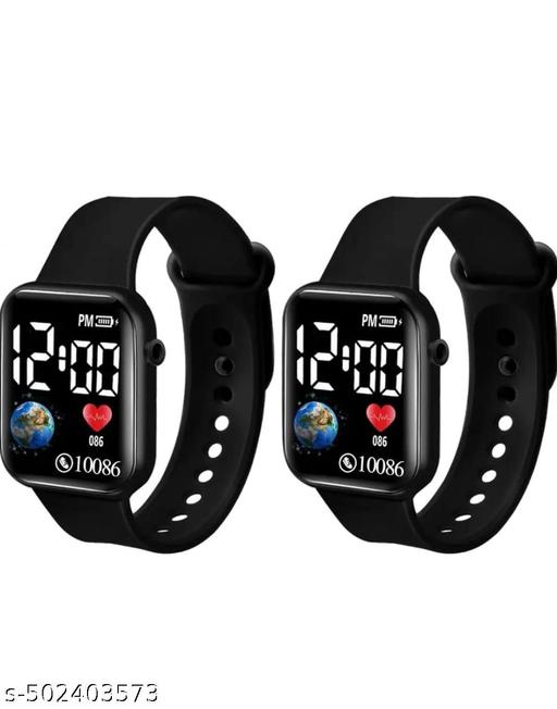 Digital Watch - For Boys Pink And Gray LATEST DESIGN LUXURIOUS TRENDING Digital Watch - For Boys And Girls