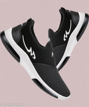 SPOTWALK - Mexico Black Running Shoes
