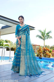 Weddind Special and Bollywood Style tissue organza saree