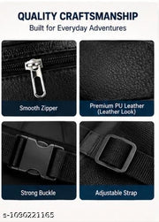 Men’s Premium Multi-Pocket Waist Bag | Crossbody Belt Bag | Travel & Daily Use