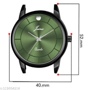 Jainx Green Silicone Band Analog Wrist Watch for Men