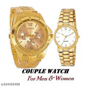 WATCH FOR MEN Analog Watch - For Men ROSRA GOLD WATCH FOR MEN WITH CLASSY GOLDEN CHAIN WOMEN WATCH
