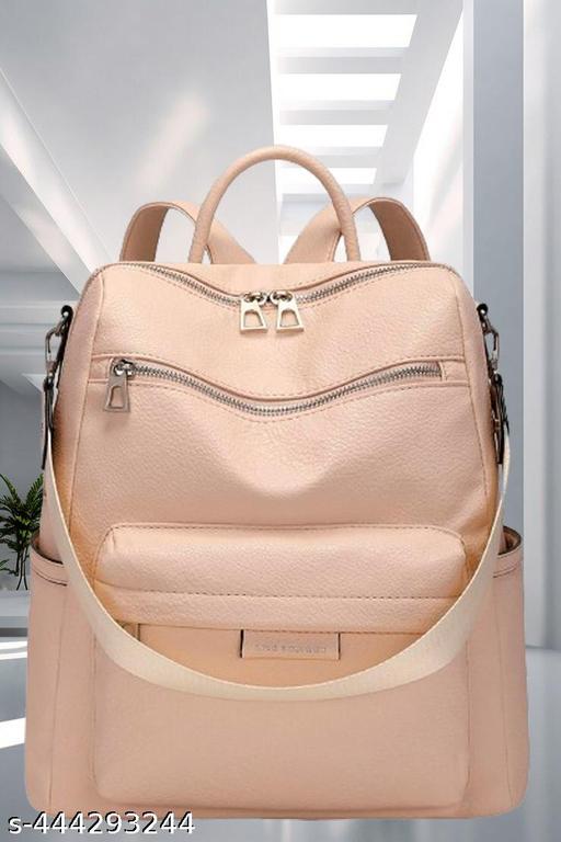 Bohobuzz Backpack Purse for Women Convertible Travel Vintage PU Leather Bag(Backpack,bag,backpack for women women bag fashion,stylish)