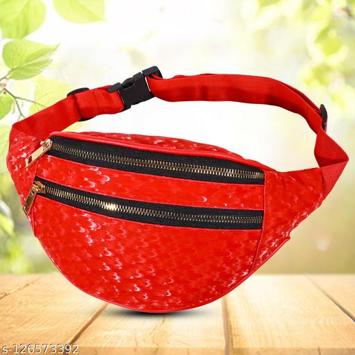AT FASHION Stylish Waist Bag Golden Chain (ALW)
