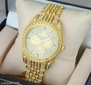 New trading premium and luxurious dimond round watch for men and boys