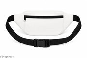 Premium leather  Waist bag & Sling bag  For Men or Women \white or pink