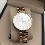 Women Watches Analog Wrist Watches  for Women's & Girls+ & Miss & Ladies White Dial Watch with Stylish Diamond Studded Watches