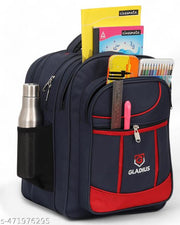 Gladius 50L stylish triple partition backpack for 4th-10th class