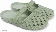 Begins Life Women's Slippers Indoor House or Outdoor Casual FlipFlop Slipper (Bablii Green)