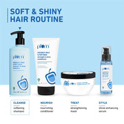 Plum Goodness Coconut Milk & Peptides Shampoo For Soft & Shiny Hair | 250 ml