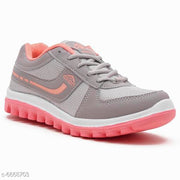 ASIAN Women's CUTE Grey Sports Running Walking & Gym LIghtWeight Shoes for Girls & Women