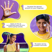SunScoop Sunscreen - SPF 30 PA++++ Kids Sunscreen Lotion SPF 30+ PA++++ | 100% Mineral | Paediatrician Recommended (75 g)