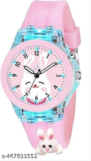 KIDS WATCH BEST WATCH GIRL AND BOY WATCH 3D CARTOON WATCH 3D CARTOON CARACTER Watch for Kids HELLO KITTY Digital Lighting Glowing Kid Watch with LIGHT for Boys and Girl ((Multicolor Kids Watch) [3-10 Years]