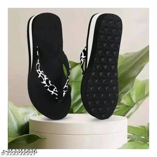 Women's Daily use stylish Leopard Print slippers/flipflop/Heels Slipper for Women & Girls