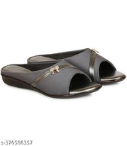 H Ladies Woman Sandals Synthetic Leather Lycra Leather Flat Sandals Aadab Fashionable Women Flip flop & Slippers