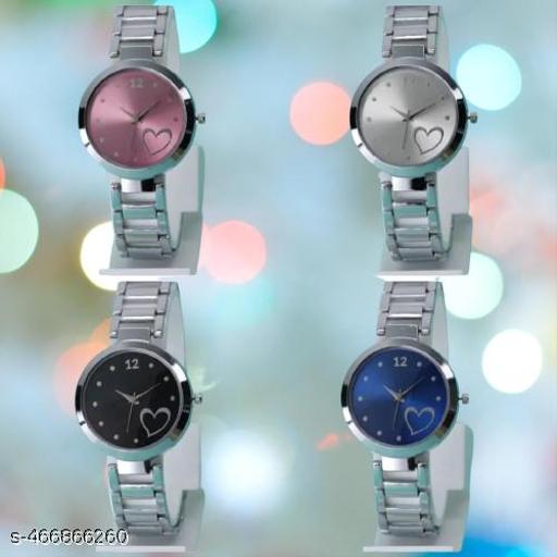 : "Stylish Heart-Design Watches Trio