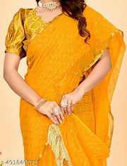 Saree With Blouse Piece