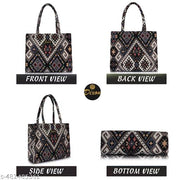 Dixon Dixon DIXON Casual Canvas Fabric Shoulder Trendy Design Handheld Tote Bag For Women