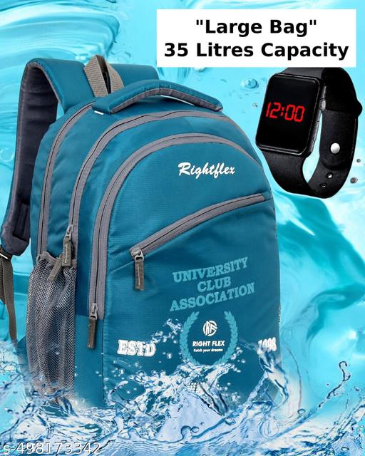 Large 35 L Casual Waterproof Laptop Bag/Backpack for Men Women Boys Girls/Office School College Teens & Students