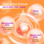 Chemist At Play Gentle Exfoliating Face Wash with Papaya Extract & Mandelic Acid - 100 ml