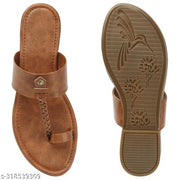 stylish flats for women Tan
