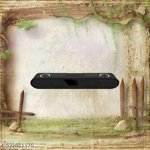 Portable Bluetooth Speaker, 16 Watts, Upto 8h Backup, Dual Drivers + Dual Passive Radiators, Call Function, Bluetooth v5.3 | USB | mSD| AUX, TWS, RGB LED