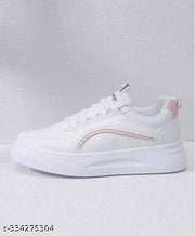 LOVINA, Women's Synthetic , White Casual Sneakers Shoes