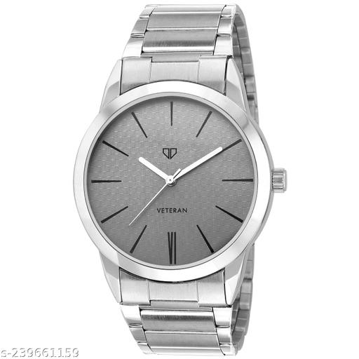 Walrus Polo Series Grey Dial Metallic Wristwatch