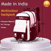 Tinytot 26 Litre, Stylish & Trendy Water Resistant Hi Storage School Collage Travel Laptop Backpack Bag for Boys, Girls, Mens &  Womens, 19 Inches