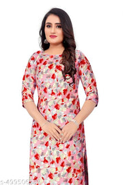 SIYARAM CREATION Women's Crepe Printed Straight Kurta