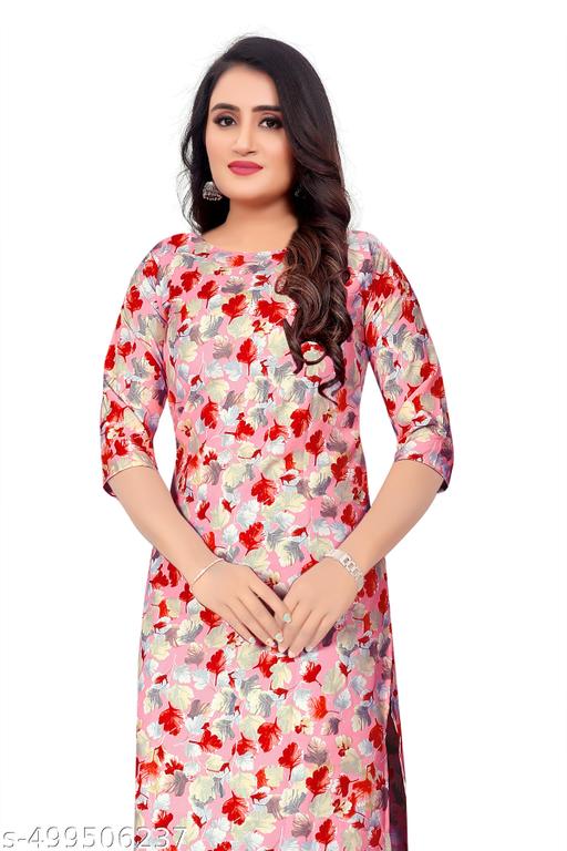 SIYARAM CREATION Women's Crepe Printed Straight Kurta