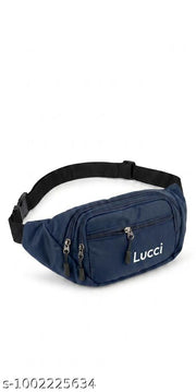 LUCCI Fanny Pack Waist Packs for Men Women, Waist Bag Hip Pack for Travel Hiking Running Outdoor Sports -Blue