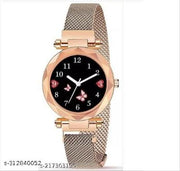 Butterfly Magnetic strap Analog watch for Ladies and Girls