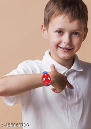 M I K Silicone 3D Kids Musical Cartoon Back Ground Disco Light Digital Kids Watch for Boys