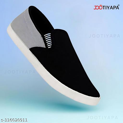 JOOTIYAPA TRENDING COMFORTABLE LOAFERS FOR MEN (GREY)