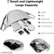 GLOSSY Crescent Bag Half-moon Shaped Crossbody Shoulder Bag with Adjustable Strap for Women Men School Sport Travel