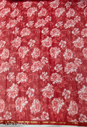 kasmora  printed Saree With Blouse New Arrivel Desing Saree Full Handwash