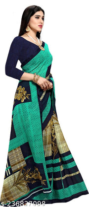 Women’s Printed Saree with Blouse Piece | Stylish Casual & Party Wear Saree for Women