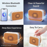 DPM Bluetooth Speaker with Mic, High Bass Output, RGB Party Lights, USB TF AUX Support