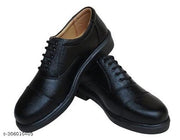 Original Leather Softy Oxford shoes for Police / Défense / NCC / Scout / Army & Other official for Man & Boys  ( Black )