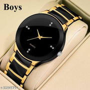Bolun Golden Black Metal Best Collection Men Wrist Watch