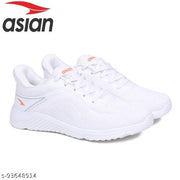 ASIAN Men's DELTA-20 White Sports Running Walking & Gym LIghtWeight Stylish Shoes for Boys & Men